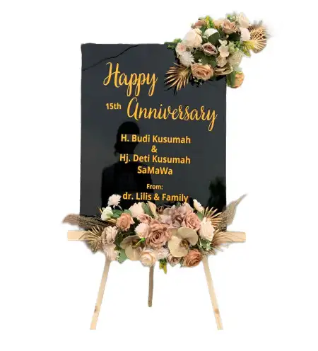 Papan Bunga Akrilik Tirtomarto