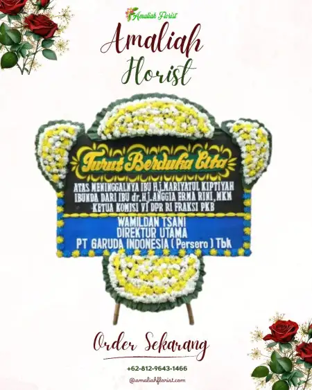 Papan Bunga Duka Tirtomarto
